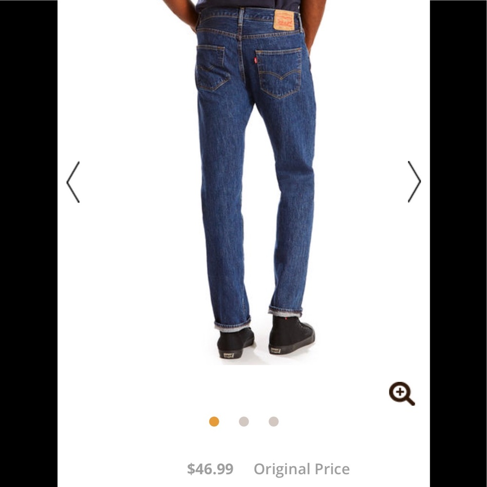 men’s 501 Blue Jeans